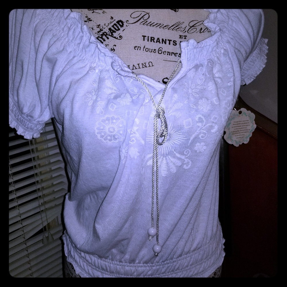 White Crop Top